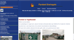 Desktop Screenshot of pardoel-siertegels.nl